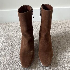 Talbots Brown Suede Ankle Boots